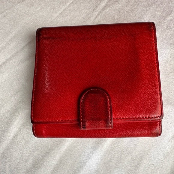 Chanel Authentic Wallet Red Caviar - Picture 13 of 16